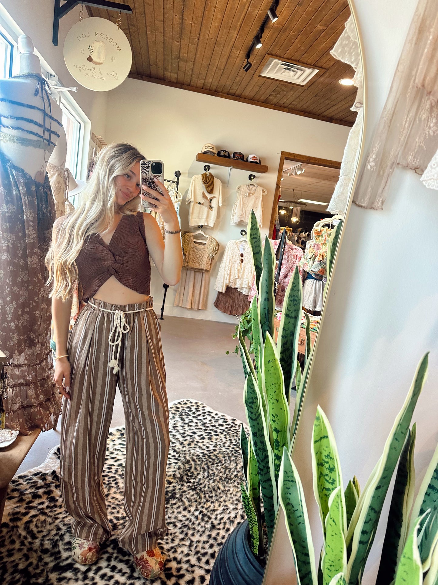 Twisted Top Brown