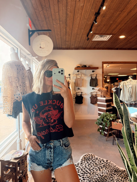 Buckle Up Buttercup Muscle Tank