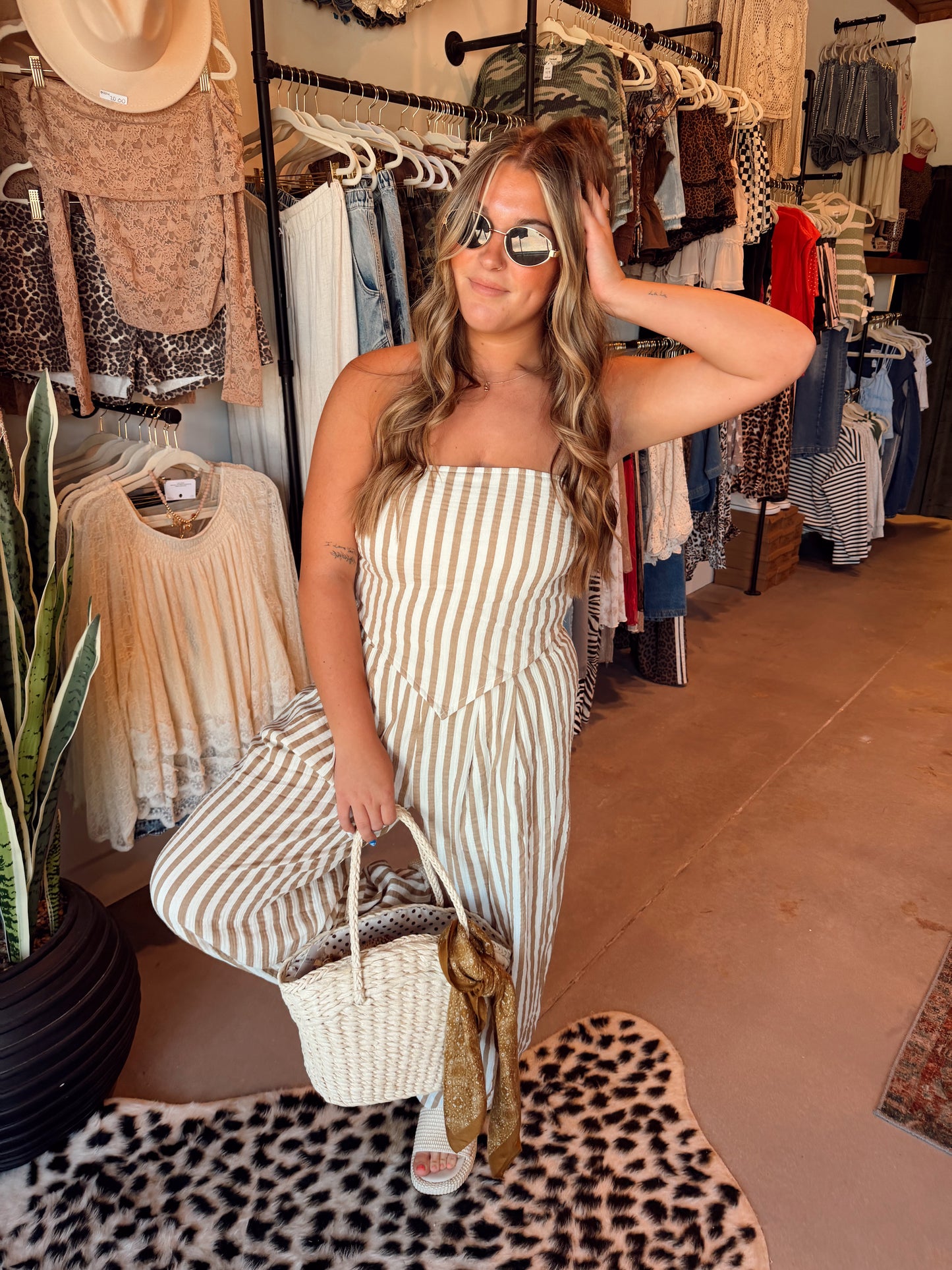 Destin Striped Set