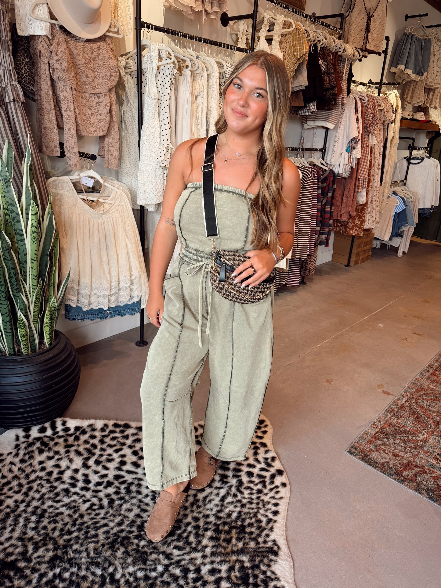 Olive Barrel Jumper