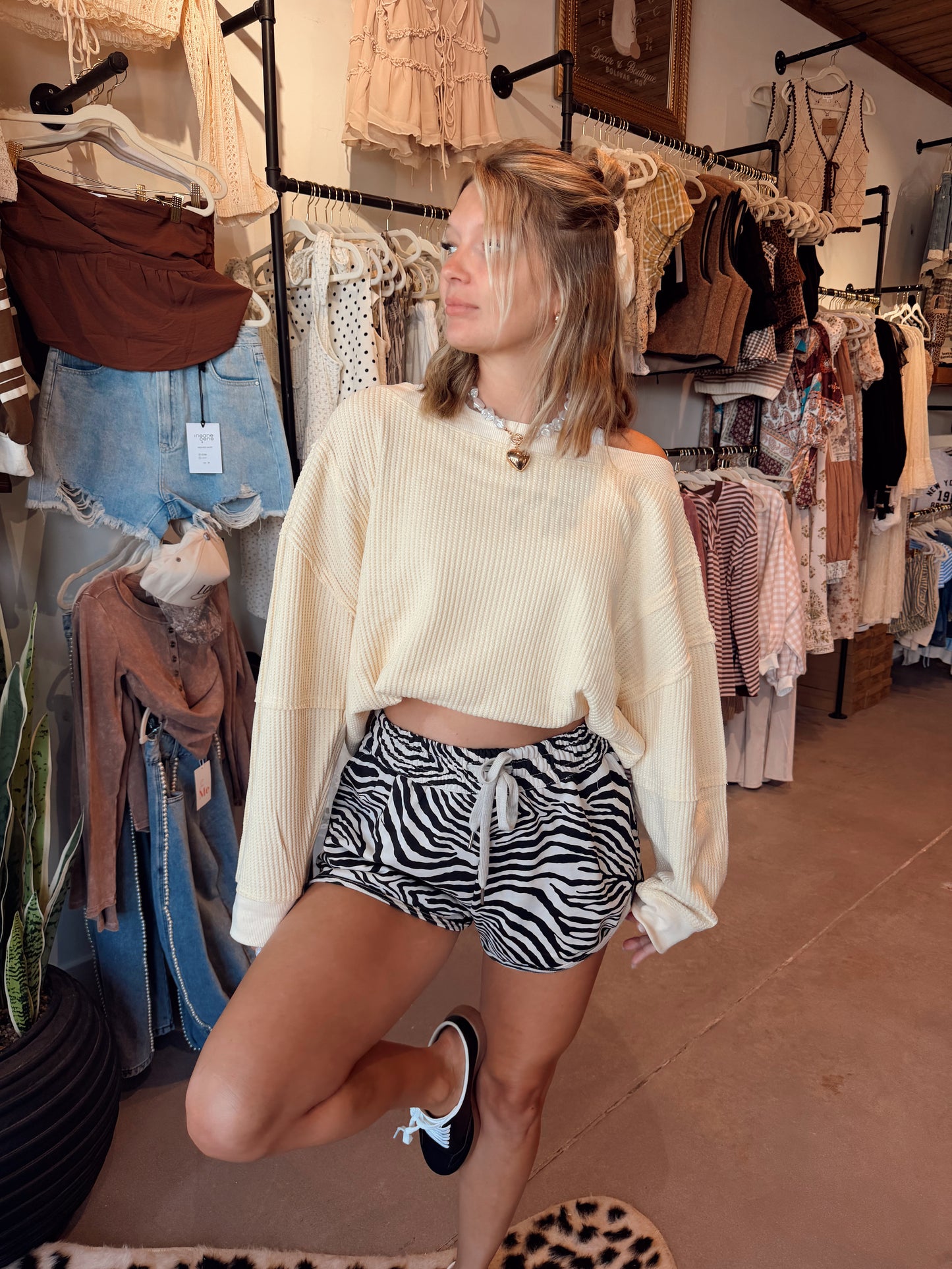 Butter Yellow Boatneck