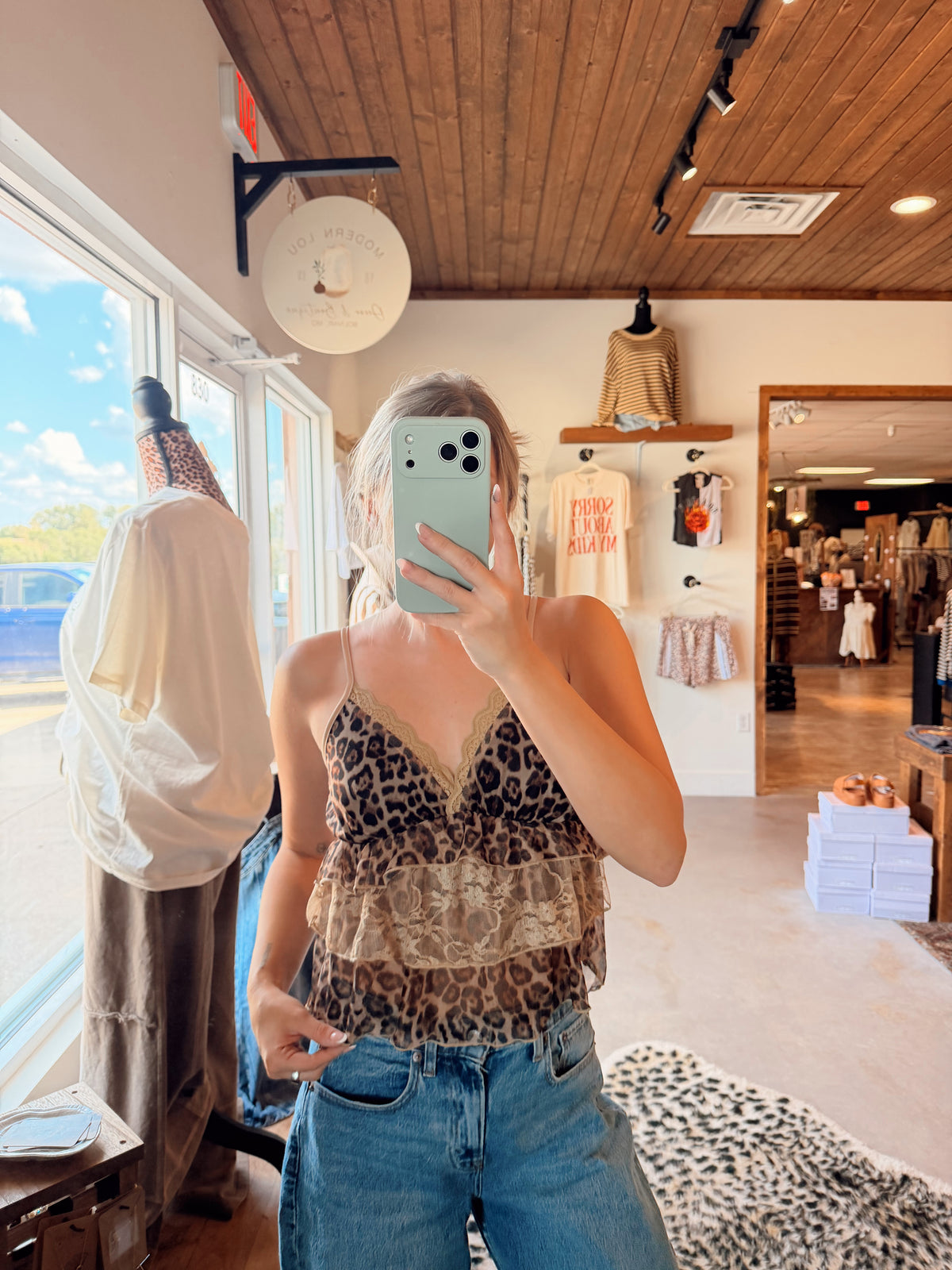 Willa Leopard Cami