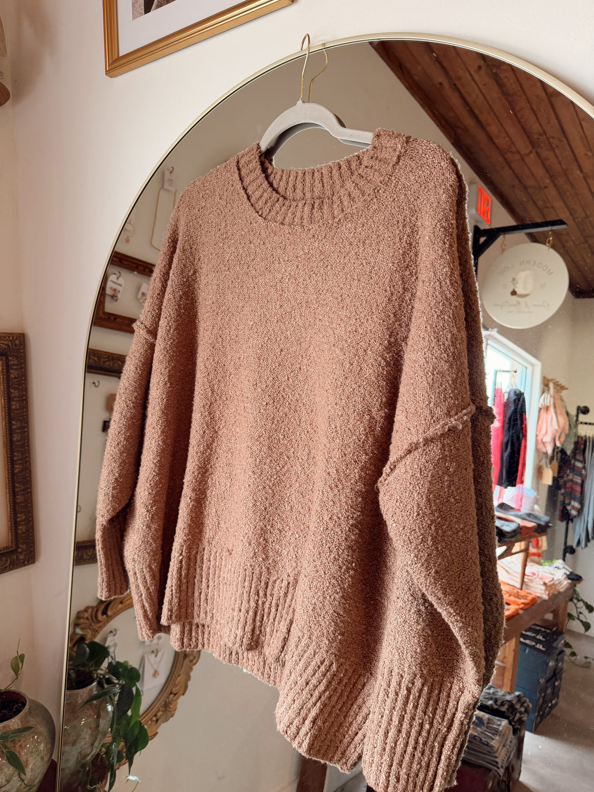 Mocha Teddy Sweater