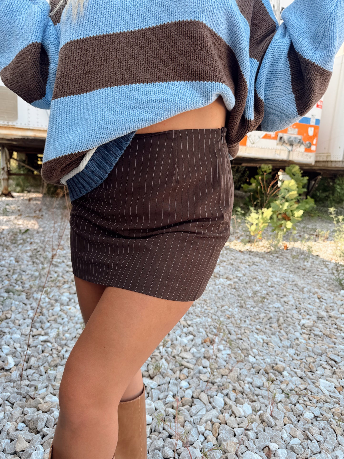 Penny Stripe Skort