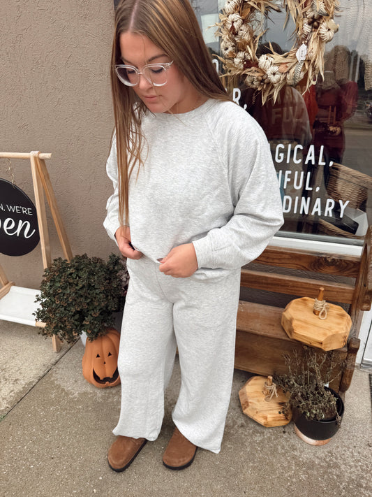Mik Heather Grey Set