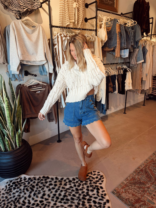 Cove Collared Sweater