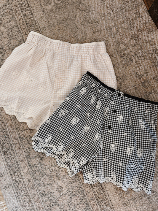 Scalloped Boxer Shorts