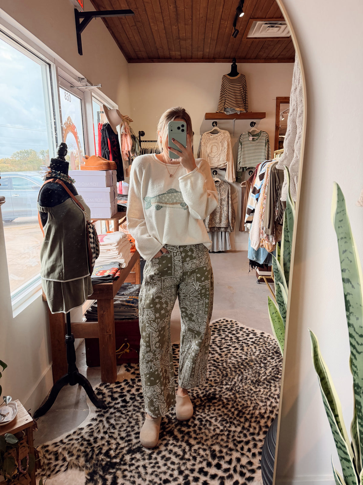 Bandana Barrel Pants