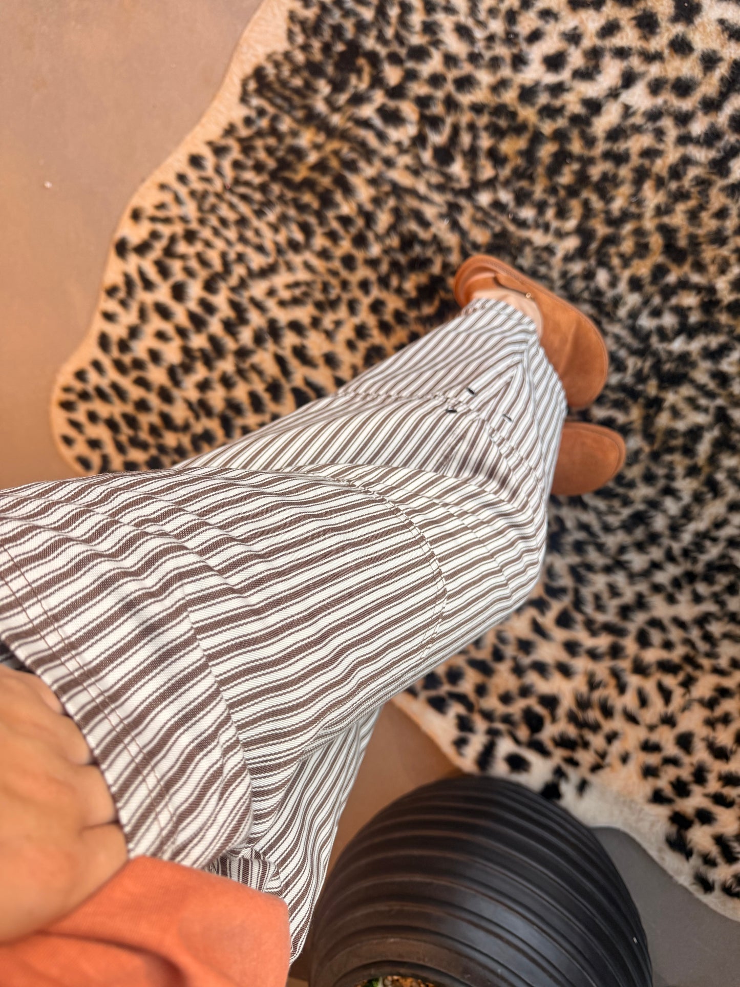 Chocolate Barrel Stripe Pants