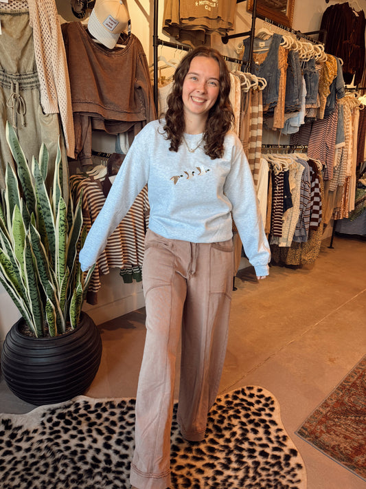 Hazelnut Wide Leg Pants
