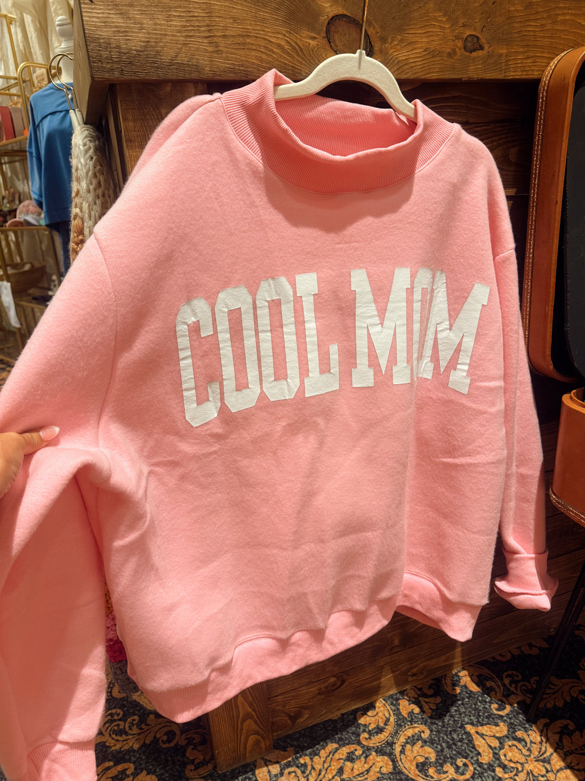 Mother Reversible Mock Neck