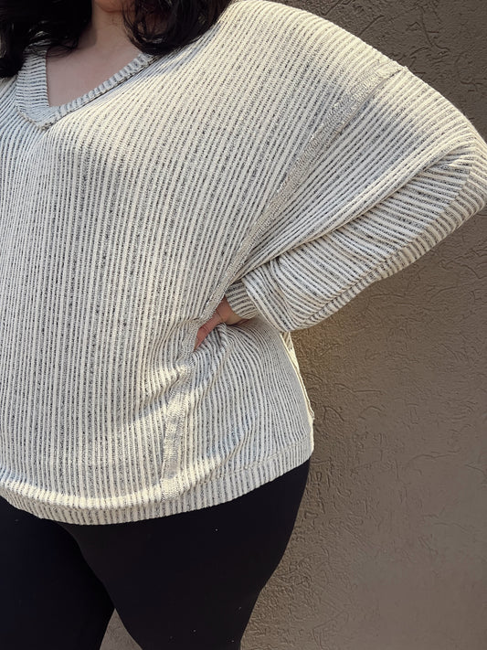 Luna Ribbed Plus Top