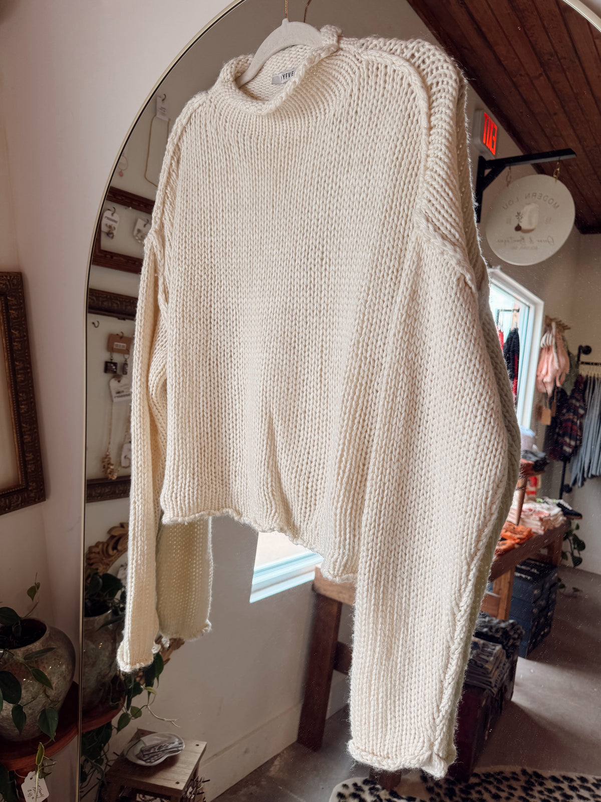 Oatmeal Cozy Sweater