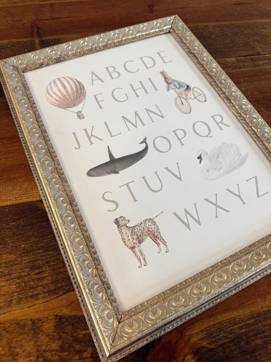 Vintage Alphabet Photo