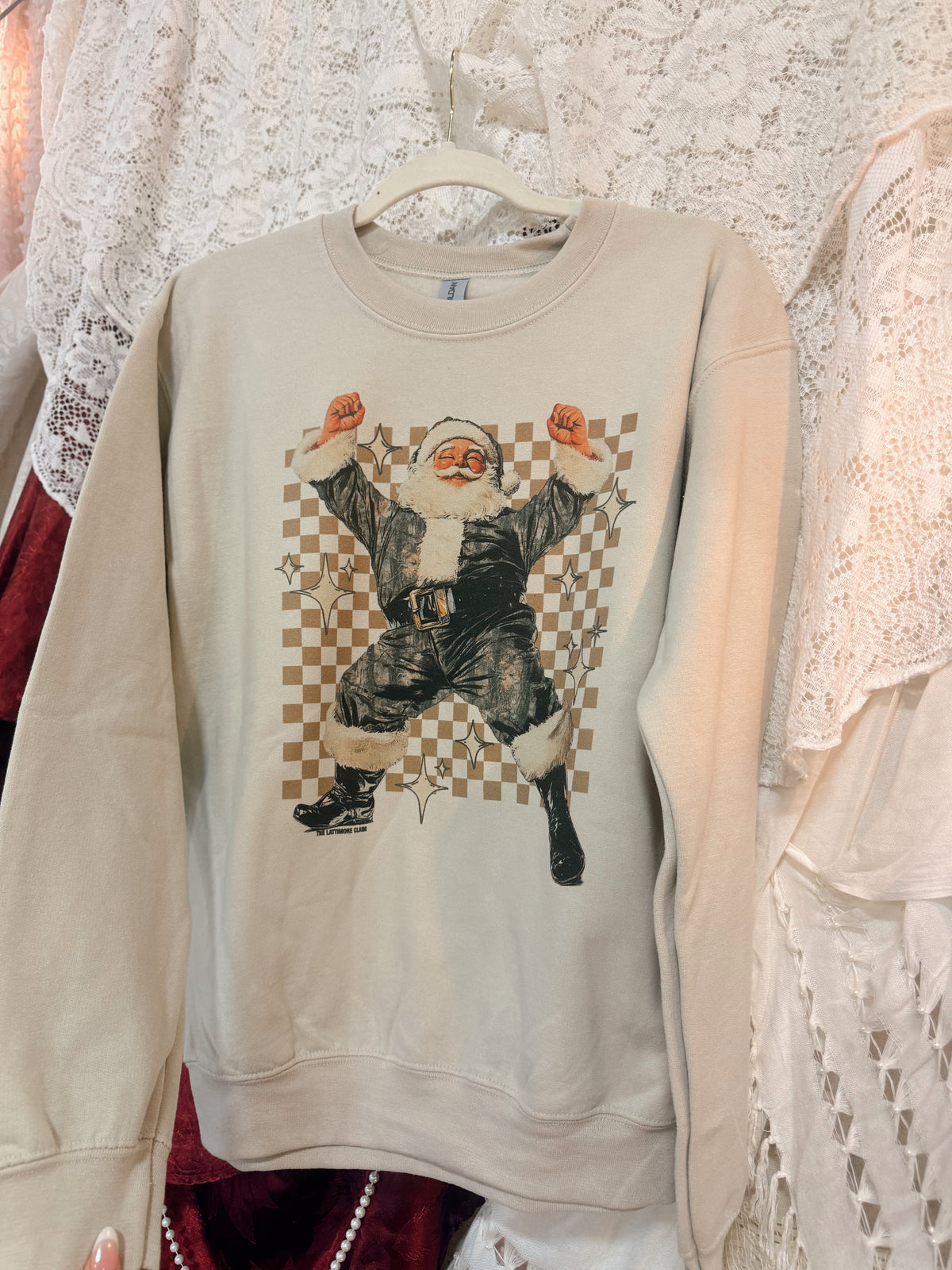 Camo Santa Crewneck
