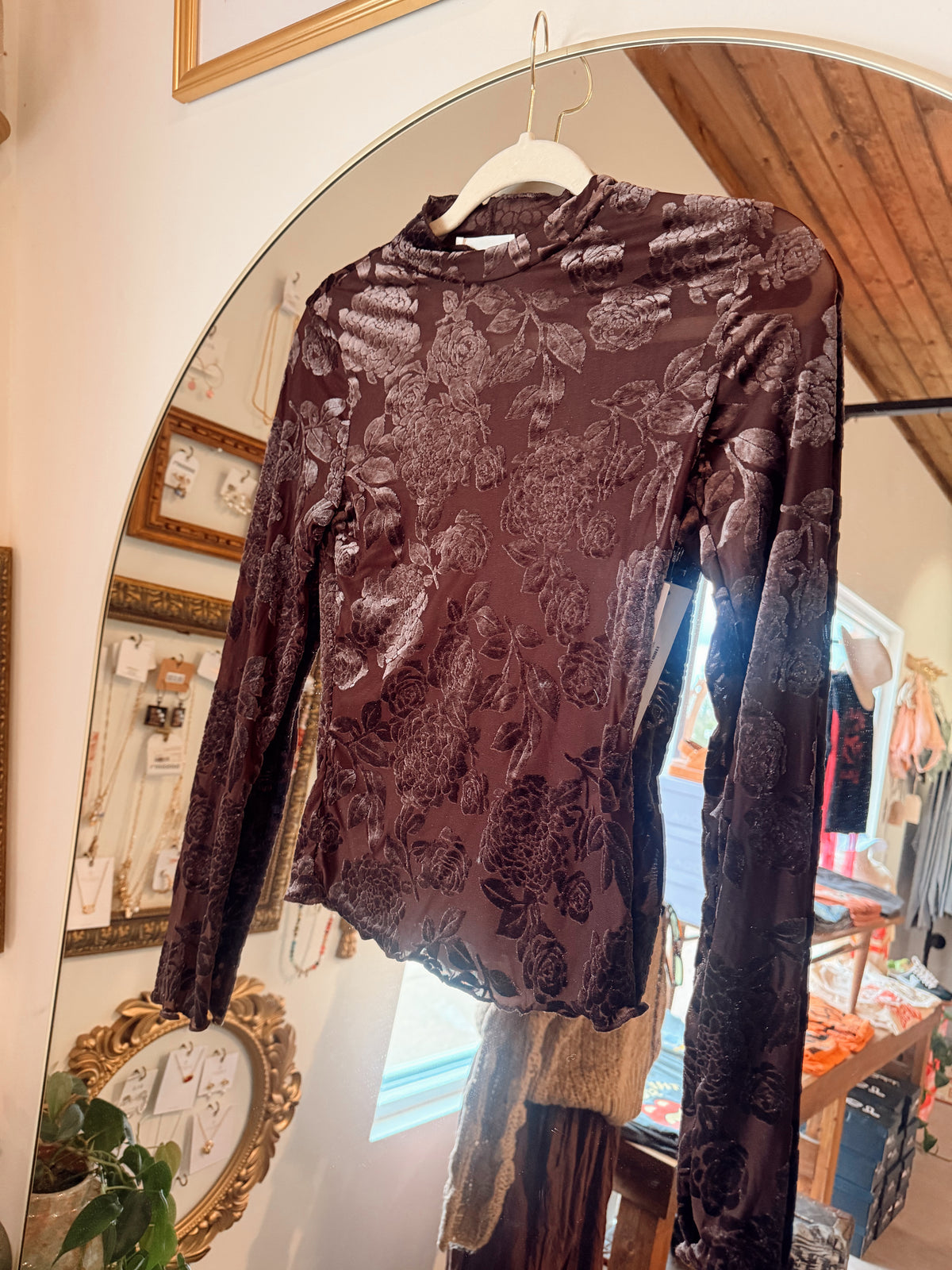 Skylar Velvet Long Sleeve