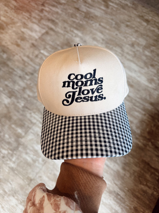 Cool Moms Love Jesus Hat