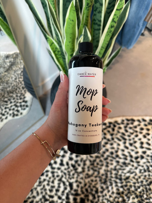 Mahogany Teakwood Mop Soap