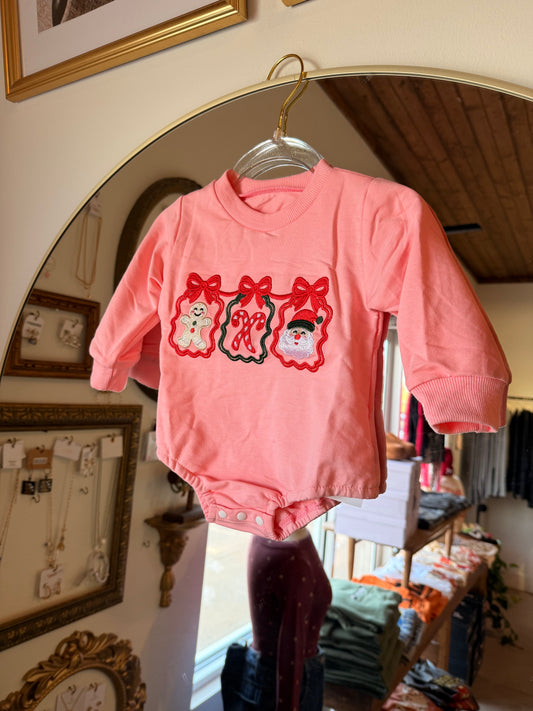 Pink Christmas Onesie