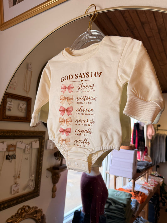 God Says Onesie