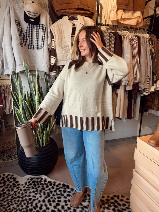 Paige Stripe Sweater