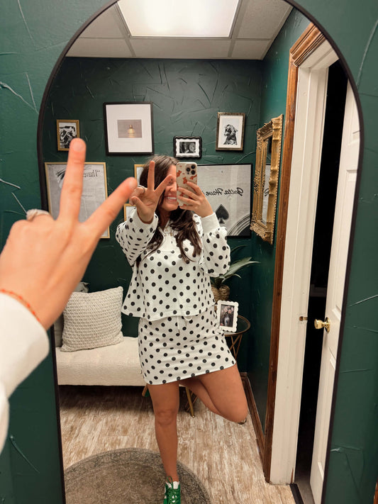 Polka Dot Babe Skirt Set